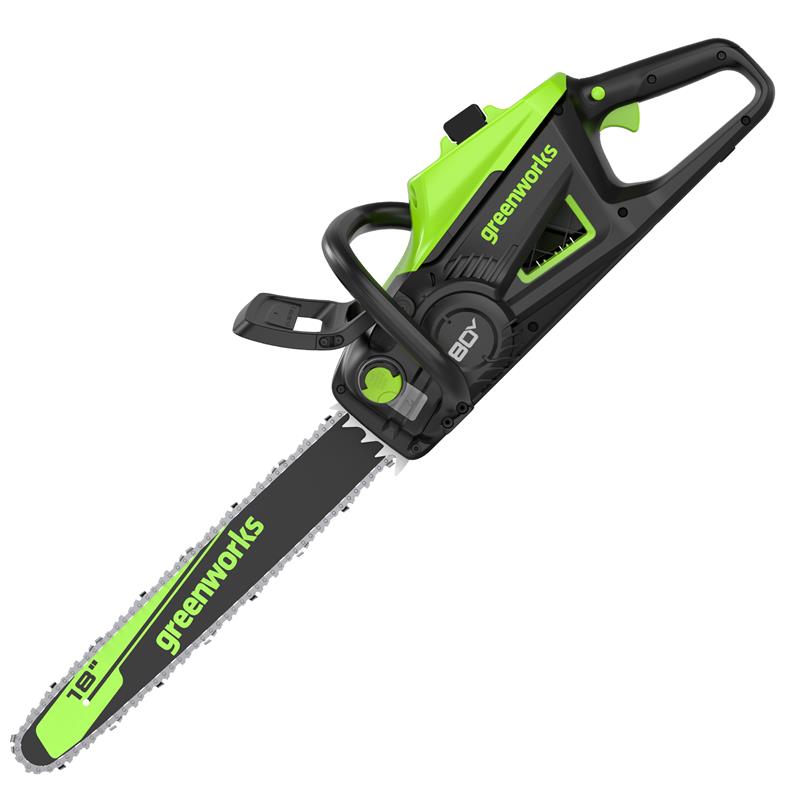 80V 18" Cordless Battery Chainsaw w/ Two Extra Chains (Tool-Only)