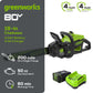 80V 18" Cordless Battery 2.5kW Chainsaw w/ 4.0Ah Battery & Rapid Charger
