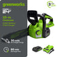 24V 10" Cordless Battery Chainsaw w/ 2.0Ah USB Battery & Charger