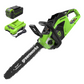 40V 14" Cordless Battery 1.0kW Chainsaw w/ 4Ah Battery & Charger