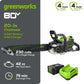 80V 20" Cordless Battery Chainsaw w/ 4.0Ah Battery & Charger