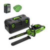 60V 18"Cordless Battery 2.0 kW Chainsaw and Hard Case, 4Ah Battery and Charger