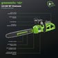 40V 18" Cordless Battery 2.0kW Chainsaw w/ 5.0Ah Battery and 5A Charger