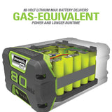 80V Cordless 16" Brushless String Trimmer( .08 line) w/ 2.0Ah Battery & Charger