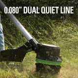 80V Cordless 16" Brushless String Trimmer( .08 line) w/ 2.0Ah Battery & Charger