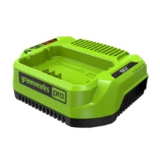 <h3>4 Amp Charger</h3><p>Fully recharge your 2.0 Ah Battery in less than 30 minutes.</p>