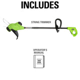 24V 10" Cordless Battery String Trimmer (Tool Only)