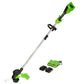 48V (2 X 24V) 15" TORQDRIVE™ Cordless String Trimmer w/ (2) 2.0 Ah USB Batteries | Greenworks