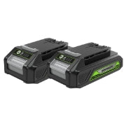 <h3>2.0Ah Battery</h3><p>Trims up to 1.5 Miles on a single charge..</p>