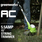 Corded Electric 5.5 Amp 15 Inch String Trimmer