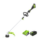 40V 16" Cordless Battery Brushless String Trimmer (Attachment Capable) w/ 4.0Ah Battery & Charger