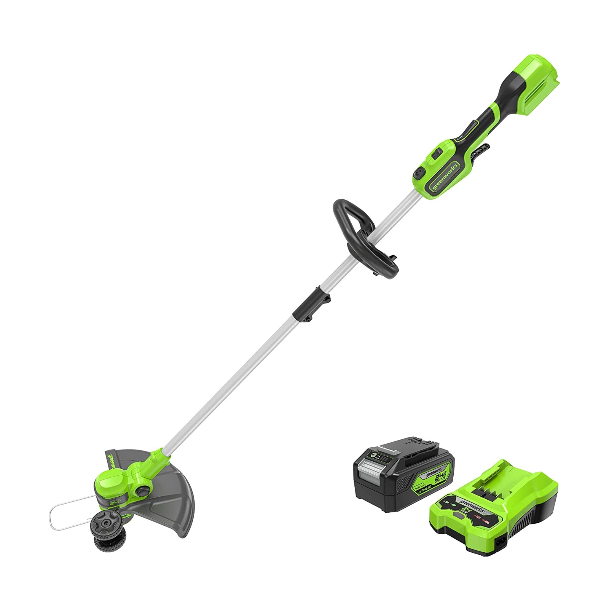 24V 13" Brushless String Trimmer&Edger  w/ 4.0Ah Battery & Charger