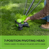 40V 13" Cordless Battery String Trimmer / Edger w/ 20PC Blades, (1)2.0Ah Battery and (1)2A Charger