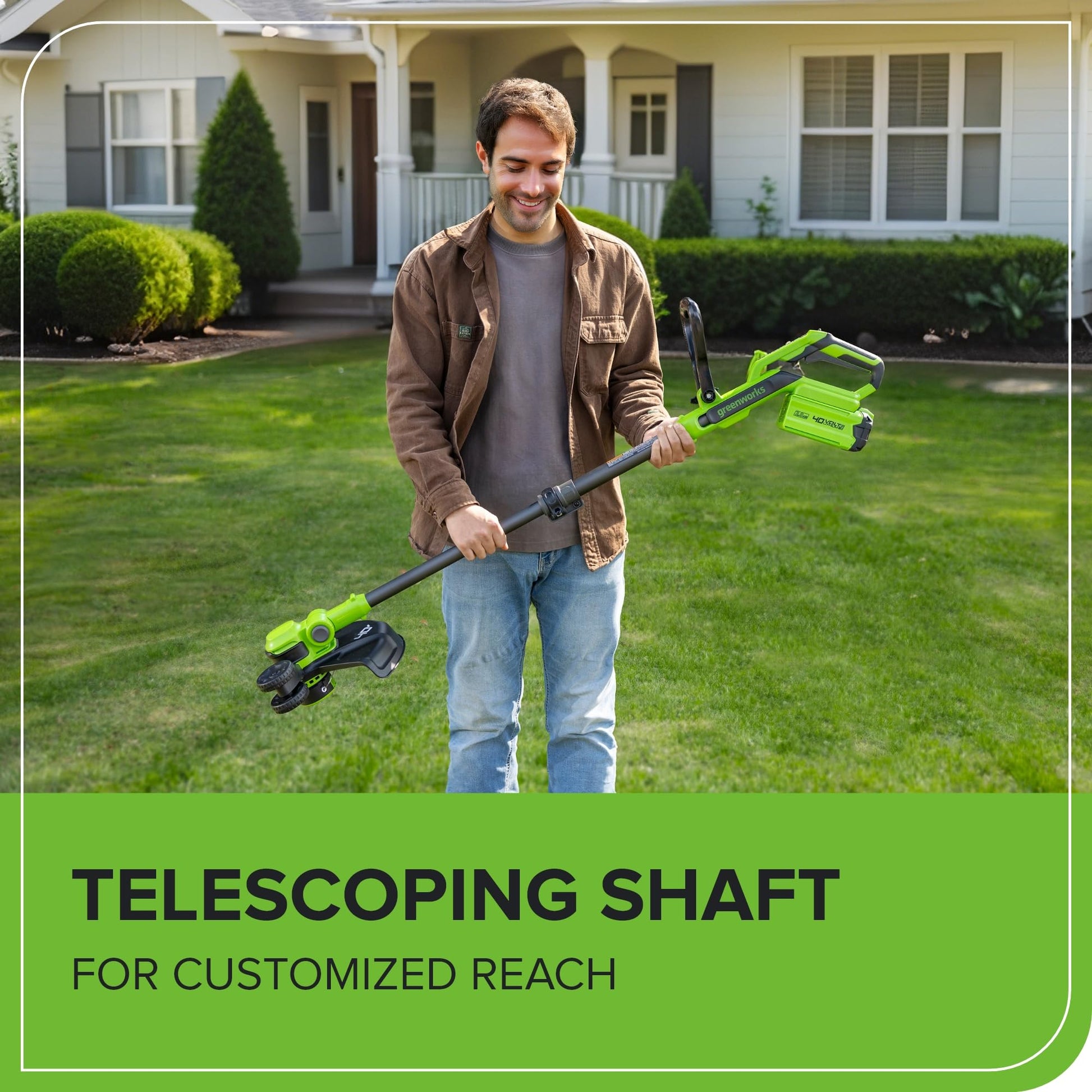 40V 13" Cordless Battery String Trimmer / Edger w/ 20PC Blades (Tool Only)