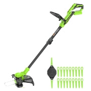 <h3>40V 13" Cordless Battery String Trimmer / Edger w/ 20 Blades</h3>