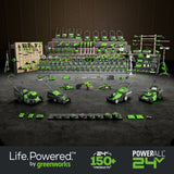 24V 13" Cordless Battery String Trimmer/Edger, 20PC Blades: 4.0Ah Type-C Battery and Charger
