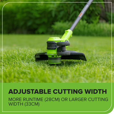 24V 13" Cordless Battery String Trimmer/Edger w/ 20PC Blades (Tool Only)