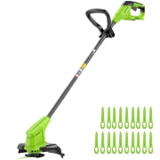 <h3>24V 10" Cordless Battery Blade-Head String Trimmer</h3>