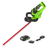 24V 22" Cordless Hedge Trimmer w/ 2.0 Ah Battery