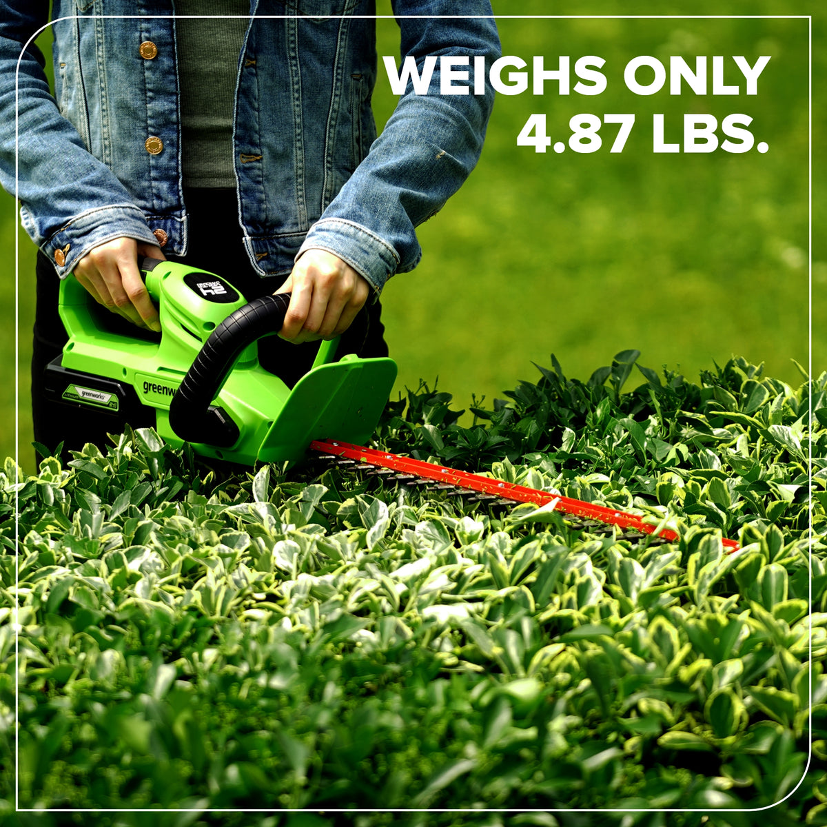 24V 22" Cordless Battery Hedge Trimmer 2800 SPM (Tool Only)