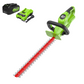 24V 22" Cordless Battery Hedge Trimmer 2800 SPM w/ 4.0Ah USB Battery & Charger