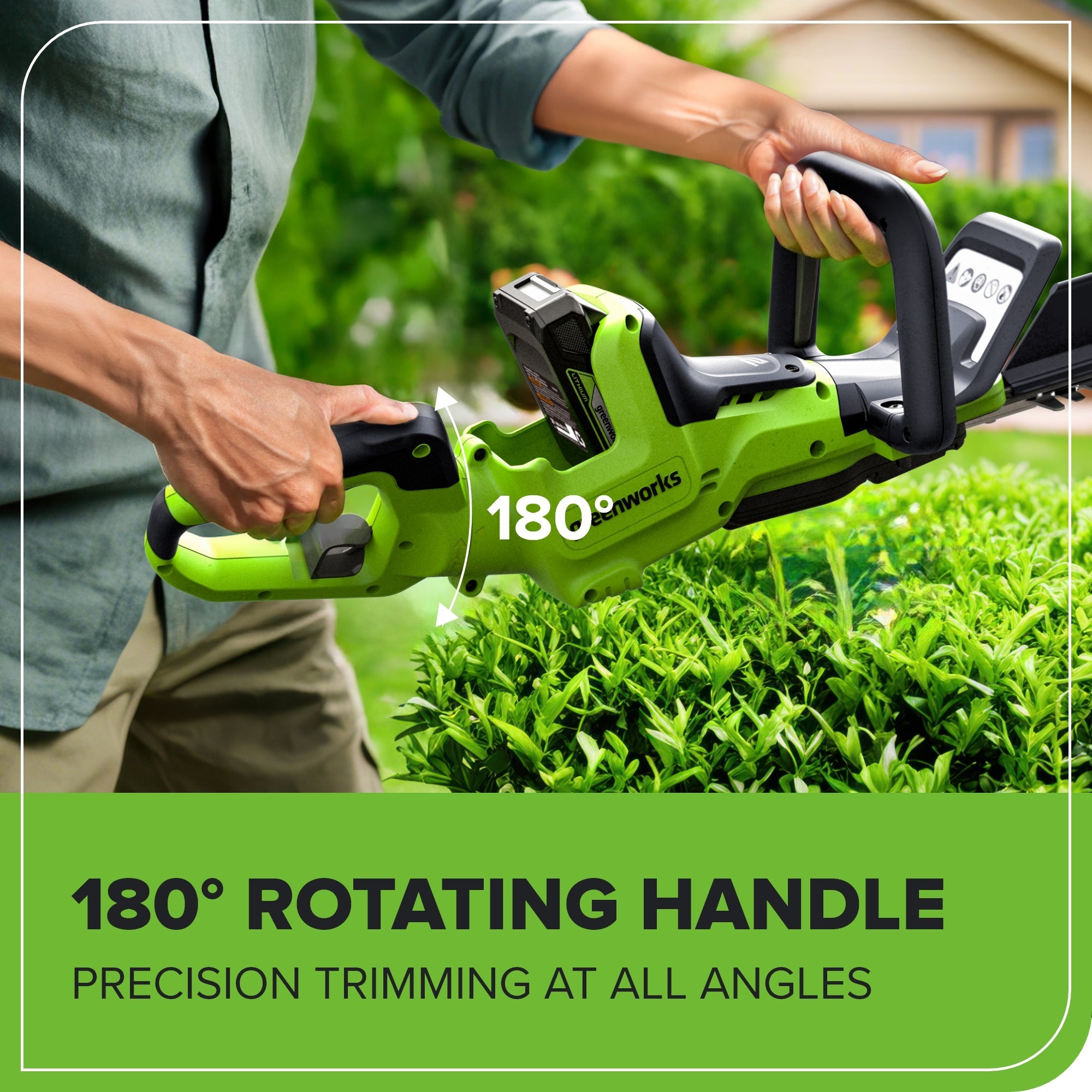 24V 24" Cordless Battery Hedge Trimmer (Tool Only)