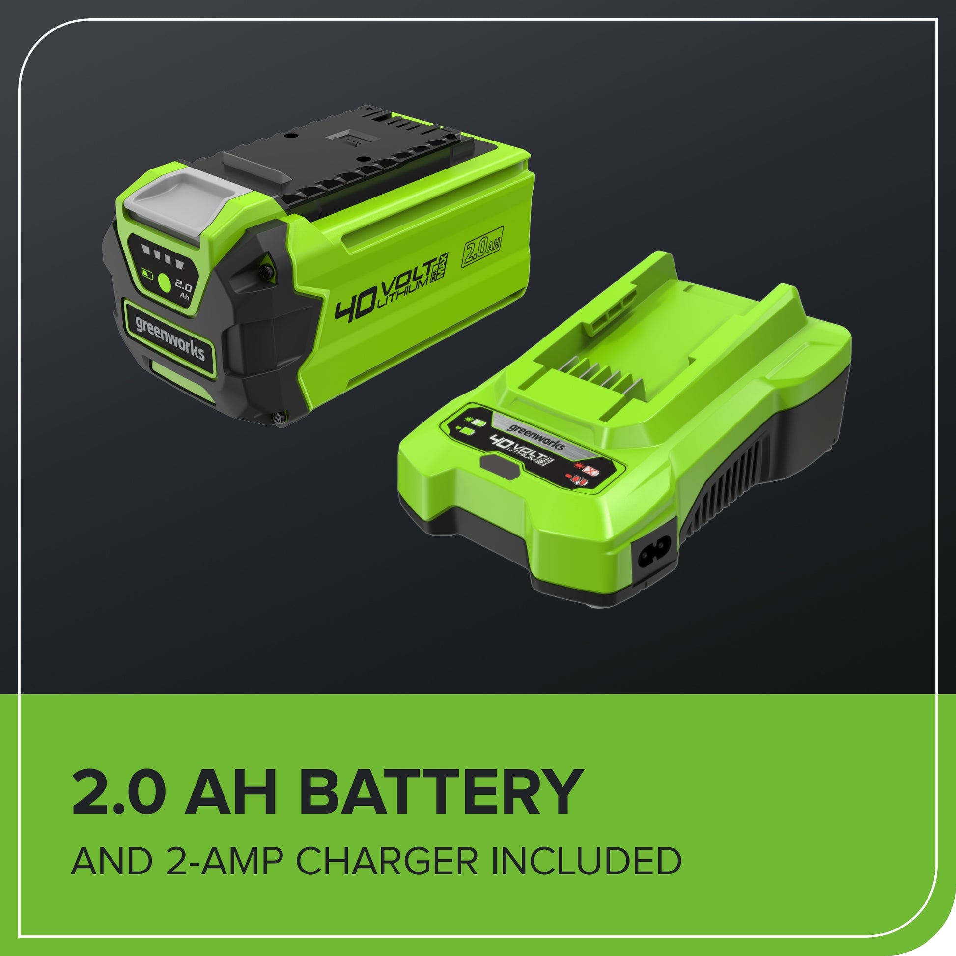 40V 26" Cordless Battery Hedge Trimmer w/ 2.0Ah Battery and Charger