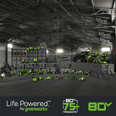 80V 20" Cordless Battery Pole Hedge Trimmer (1.2" cut, 3200 SPM), Tool-Only