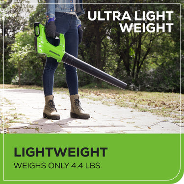 RENEWED 24V Cordless 330 CFM Axial Blower w/ 2.0Ah Battery & Charger