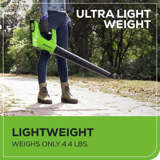 OPEN BOX 24V Cordless 330 CFM Axial Blower w/ 2.0Ah Battery & Charger