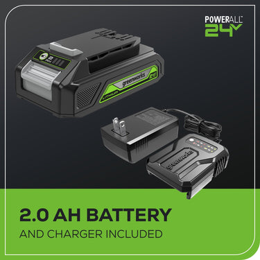 RENEWED 24V Cordless 330 CFM Axial Blower w/ 2.0Ah Battery & Charger