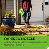 40V 15" Cordless Battery String Trimmer/350CFM Blower Combo Kit w/ 2.5Ah Battery & Charger