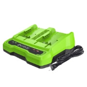 <h3>2A Charger</h3><p>Fully recharge one 2.0Ah USB battery in 60 minutes.</p>