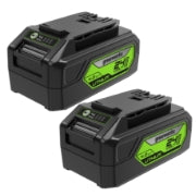 <h3>(2)4.0Ah USB Battery</h3><p>Max runtime 30 minutes on high</p>