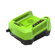 <h3>4A Charger</h3><p>Fully recharge your 5.0Ah battery in 60 minutes.</p>