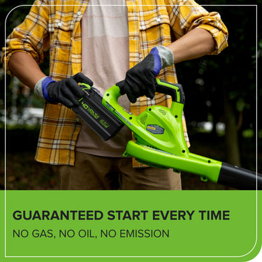 40V 135 CFM Cordless Battery Leaf Blower w/ 4.0Ah Battery & Charger