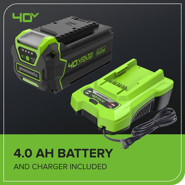 40V 135 CFM Cordless Battery Leaf Blower w/ 4.0Ah Battery & Charger