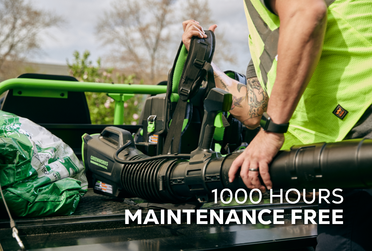 82V 690 CFM Dual-Port Backpack Blower: (2) 5.0 Ah Batteries and Dual-Port Charger