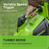 40V 730 CFM Cordless Battery Leaf Blower w/ 5.0Ah Battery & 5A Charger