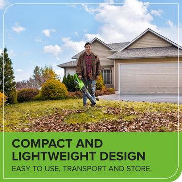 40V 730 CFM Cordless Battery Leaf Blower w/ 5.0Ah Battery & 5A Charger