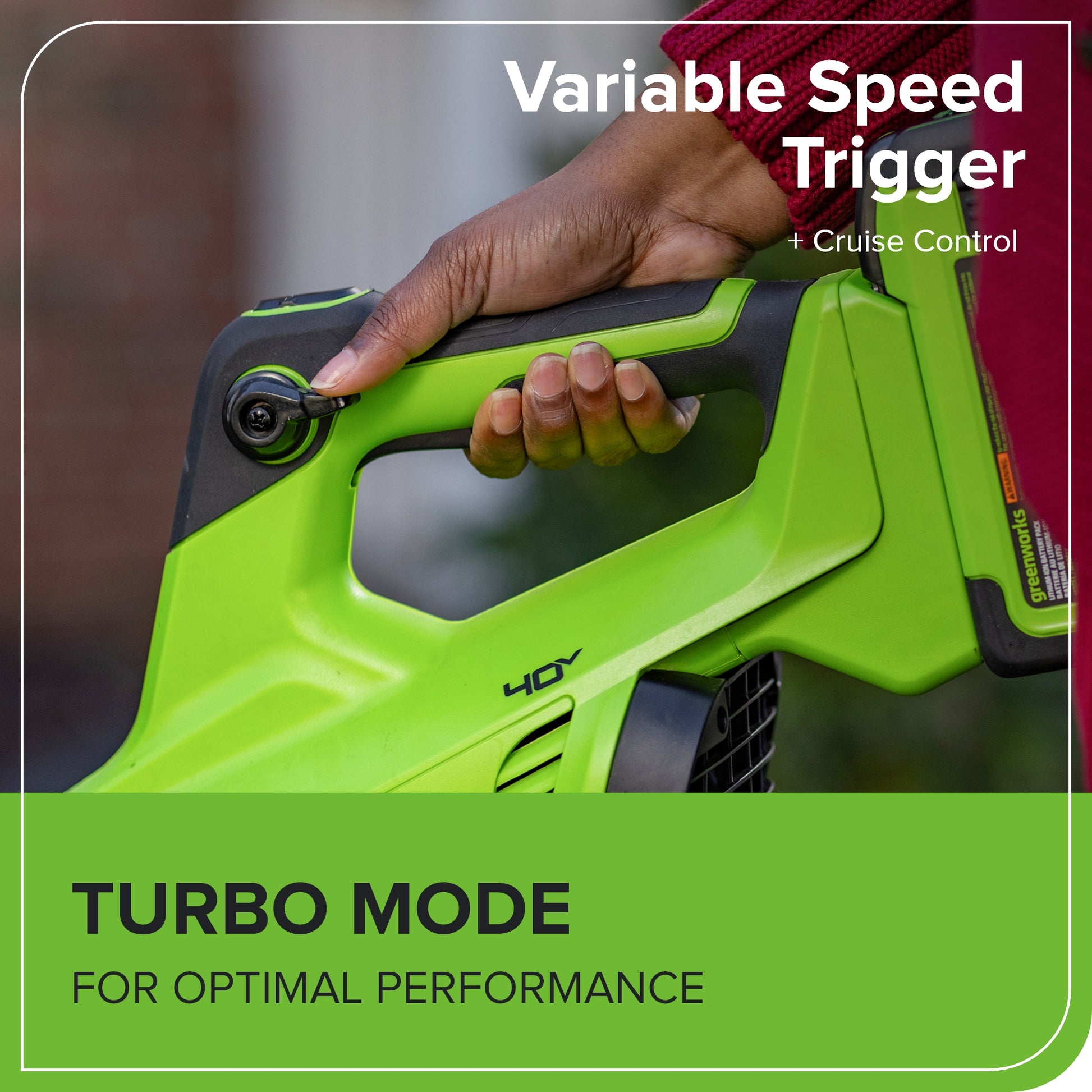 40V Gen 2.5 700 CFM Cordless Battery Brushless Leaf Blower w/ 8.0Ah Battery & Charger