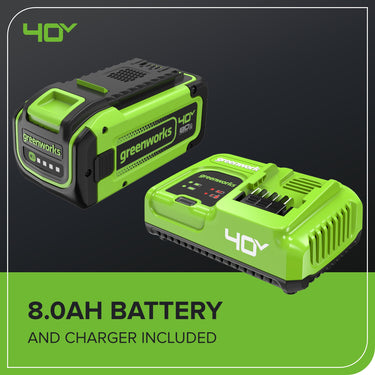 40V Gen 2.5 700 CFM Cordless Battery Brushless Leaf Blower w/ 8.0Ah Battery & Charger