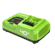 <h3>5A Charger</h3><p>Fully recharge your 8.0Ah battery in 90 minutes.</p>