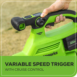 40V 505 CFM Cordless Battery BL Leaf Blower/Vacuum (Tool Only)