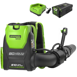 Greenworks Pro 80V BPB80L2510 Backpack Leaf Blower