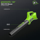 40V 13" Gen 2 String Trimmer & 350 CFM Cordless Battery Leaf Blower Combo Kit w/ (3).065" Spools,(1)2.0 Ah Battery & Charger