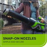 80V 800CFM Cordless Battery Leaf Blower w/ 4Ah Battery & Charger