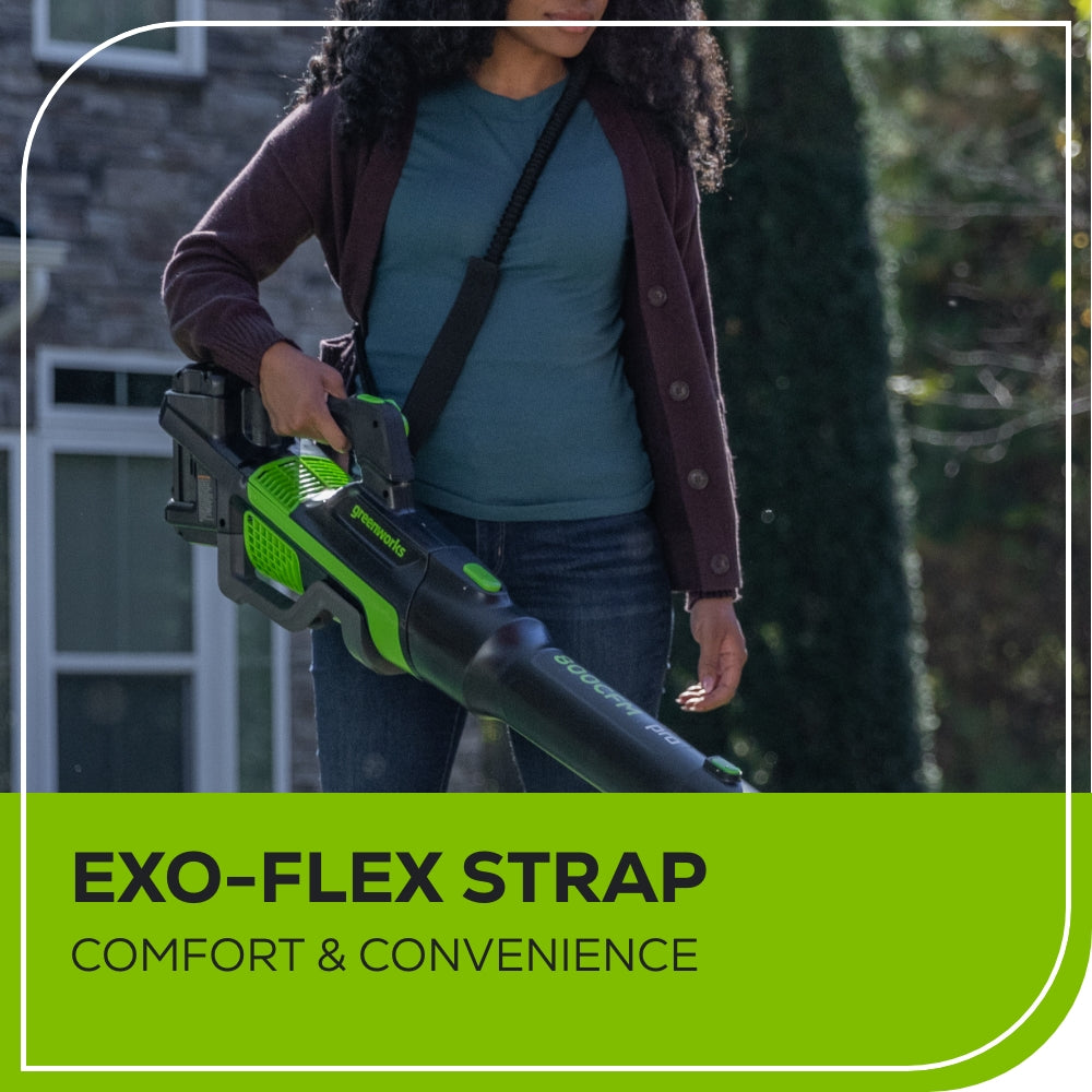 80V 800CFM Cordless Battery Leaf Blower w/ 4Ah Battery & Charger