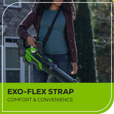 80V 800CFM Cordless Battery Leaf Blower w/ 4Ah Battery & Charger