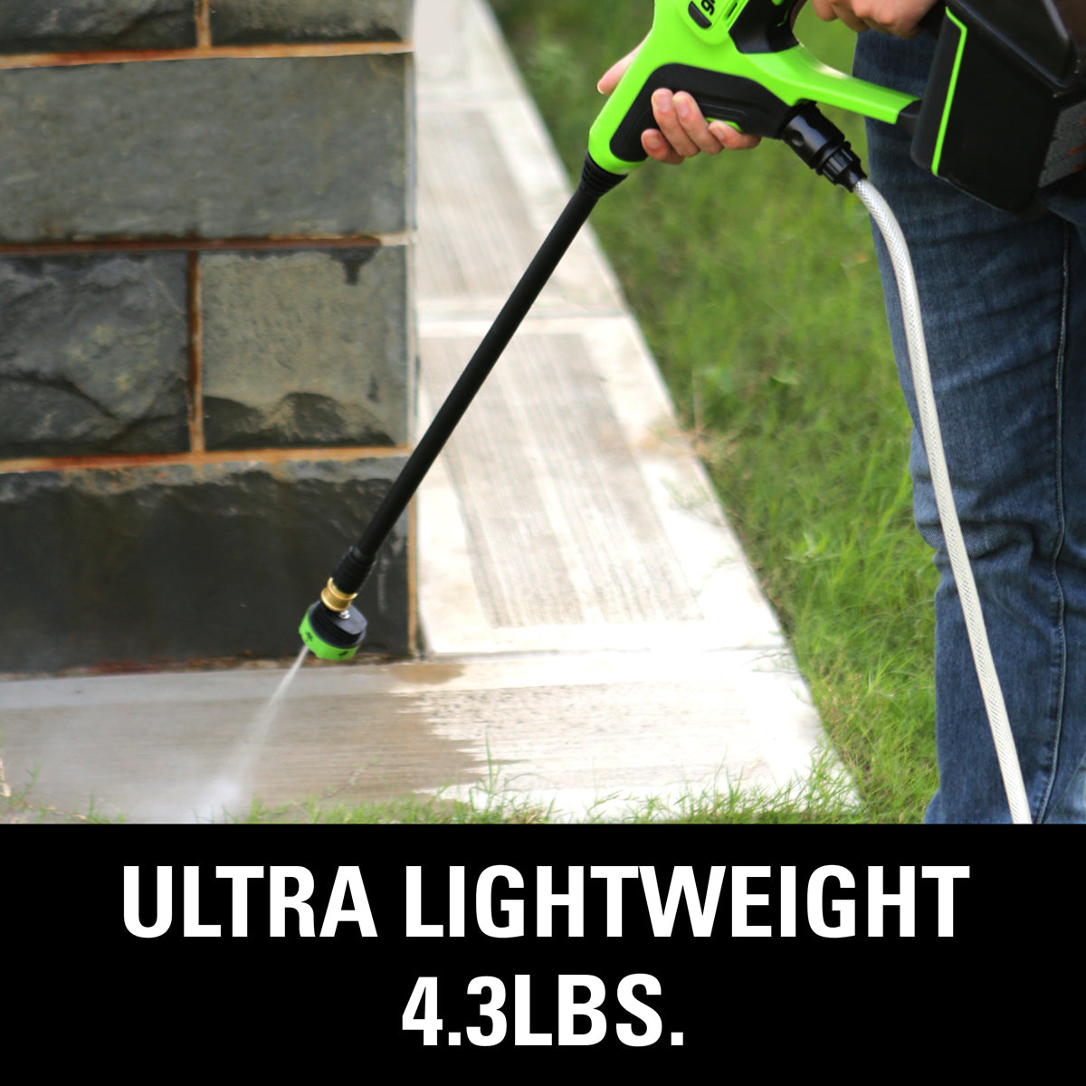 3000 PSI Pressure Washer w/ 24V 600-PSI Cordless Power Cleaner